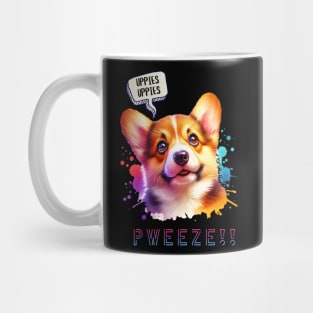 Uppies, Cute Dog, Pick Me Up Mug